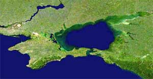 Азовское море карта